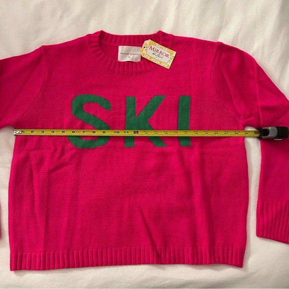 NWT Panache Apparel Hot Pink “SKI” Sweater - Picture 16 of 16